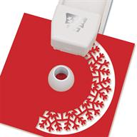 Punch Circle Border-Starry Snowflake