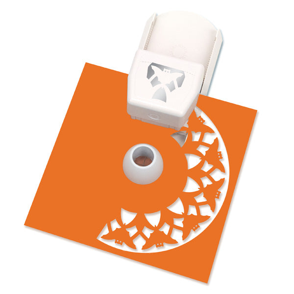 Punch Circle Border-Doily Bat