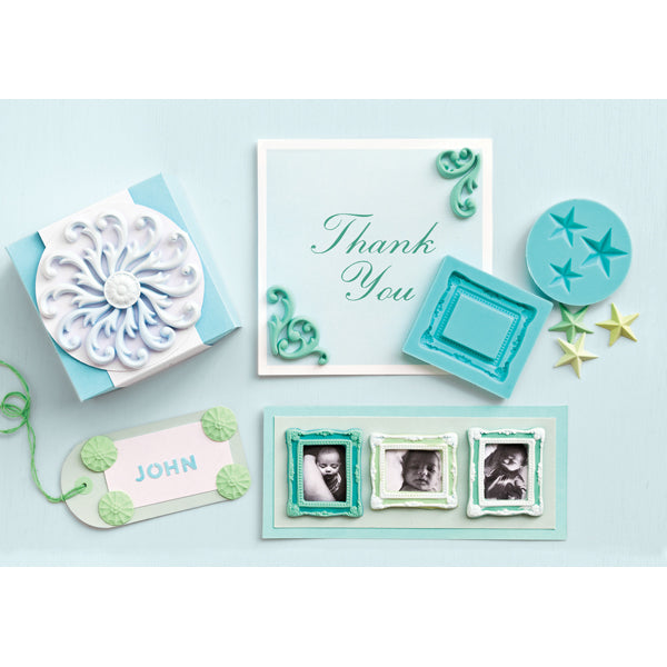 Mønsterform Silikon Dekorativ Design 4 stk