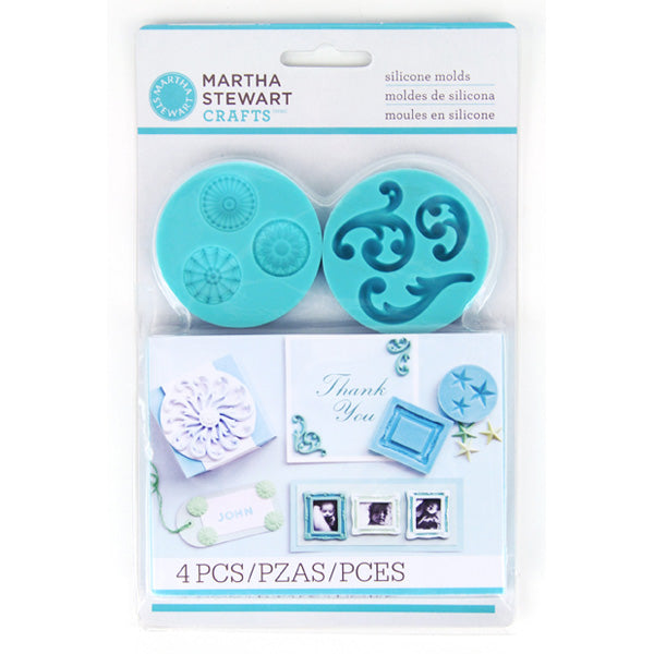 Mønsterform Silikon Dekorativ Design 4 stk 3