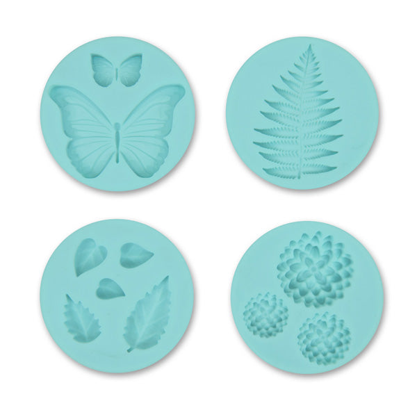 Mønsterform Silikon Hage 4 stk 2