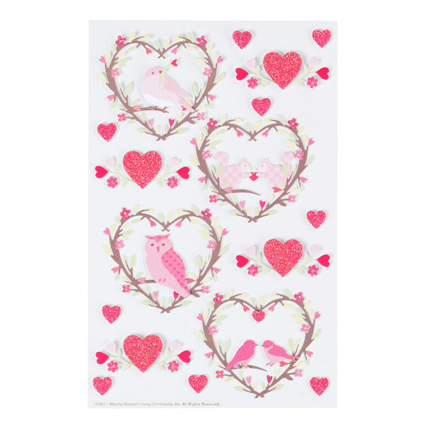 Klistremerker Hjerte 17 Stk