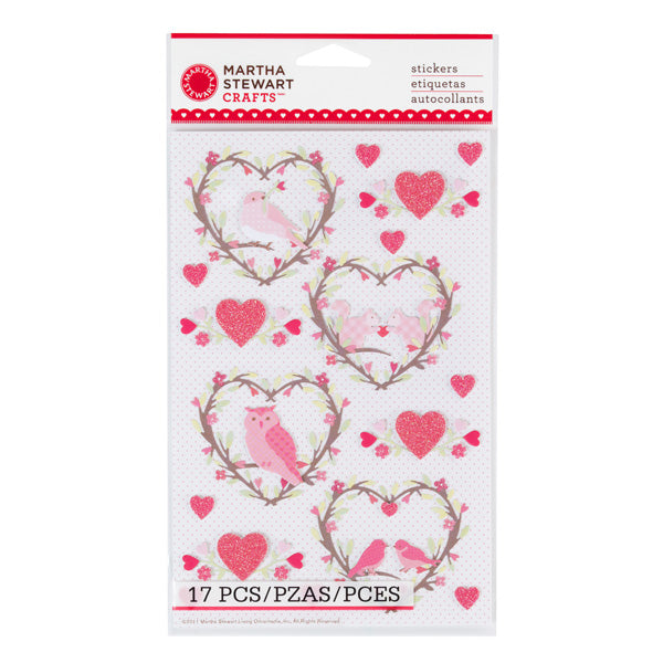 Klistremerker Hjerte 17 Stk 2