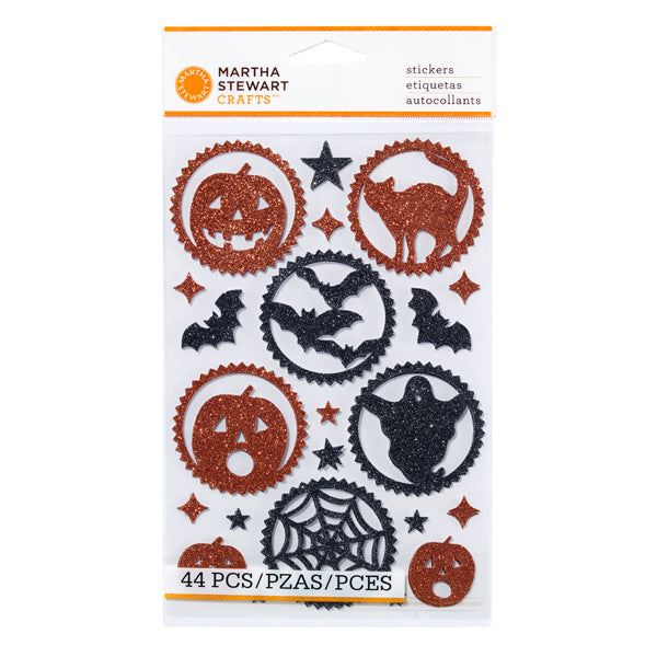 Klistremerker Halloween Glitter
