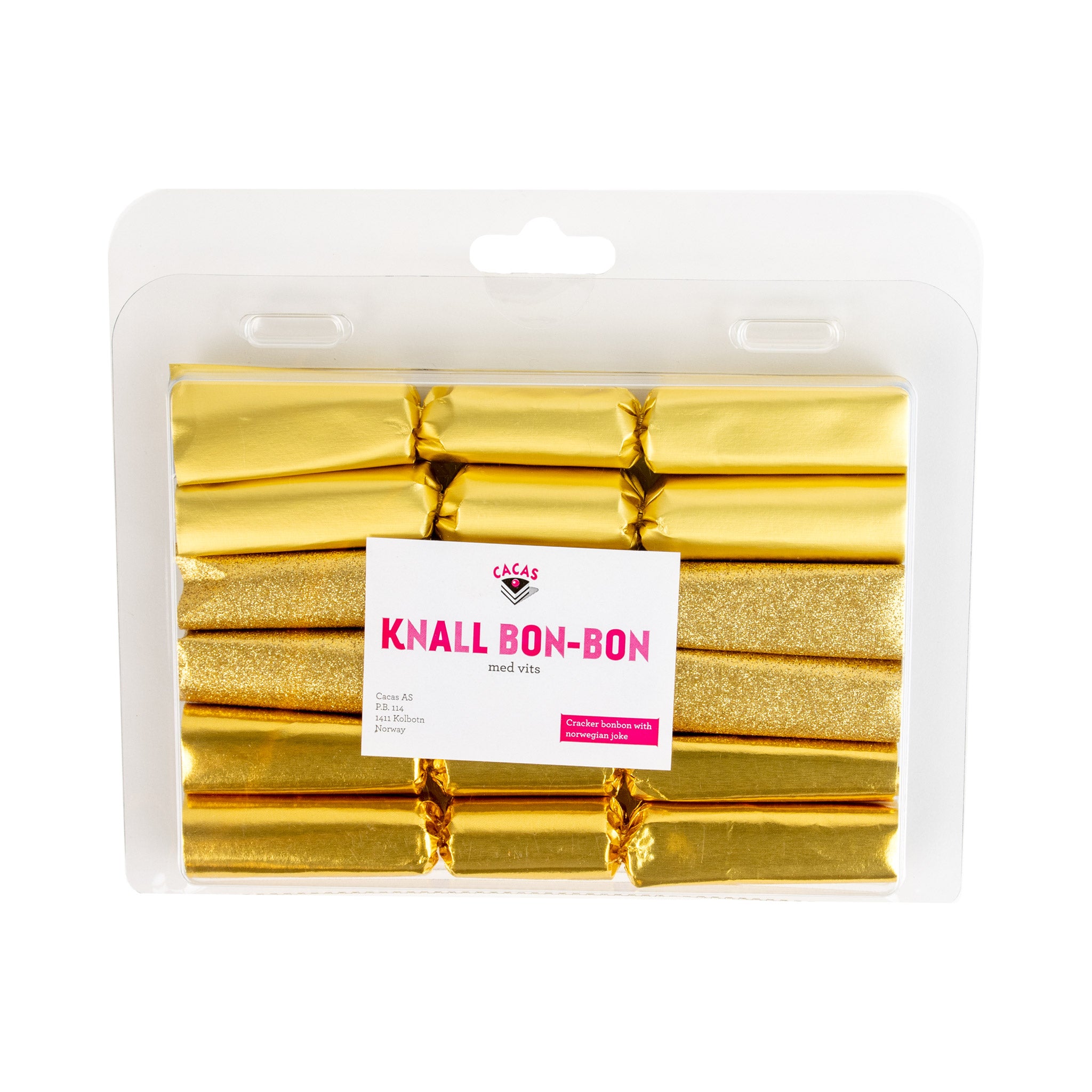 Knallbon-bon Gullfolie, 6 stk 2