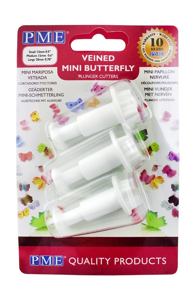 Utstikkersett Sommerfugl mini 3 stk 2