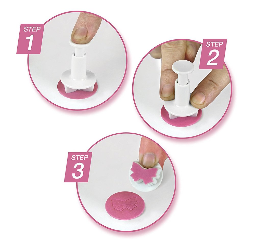 Utstikkersett Sommerfugl mini 3 stk 4