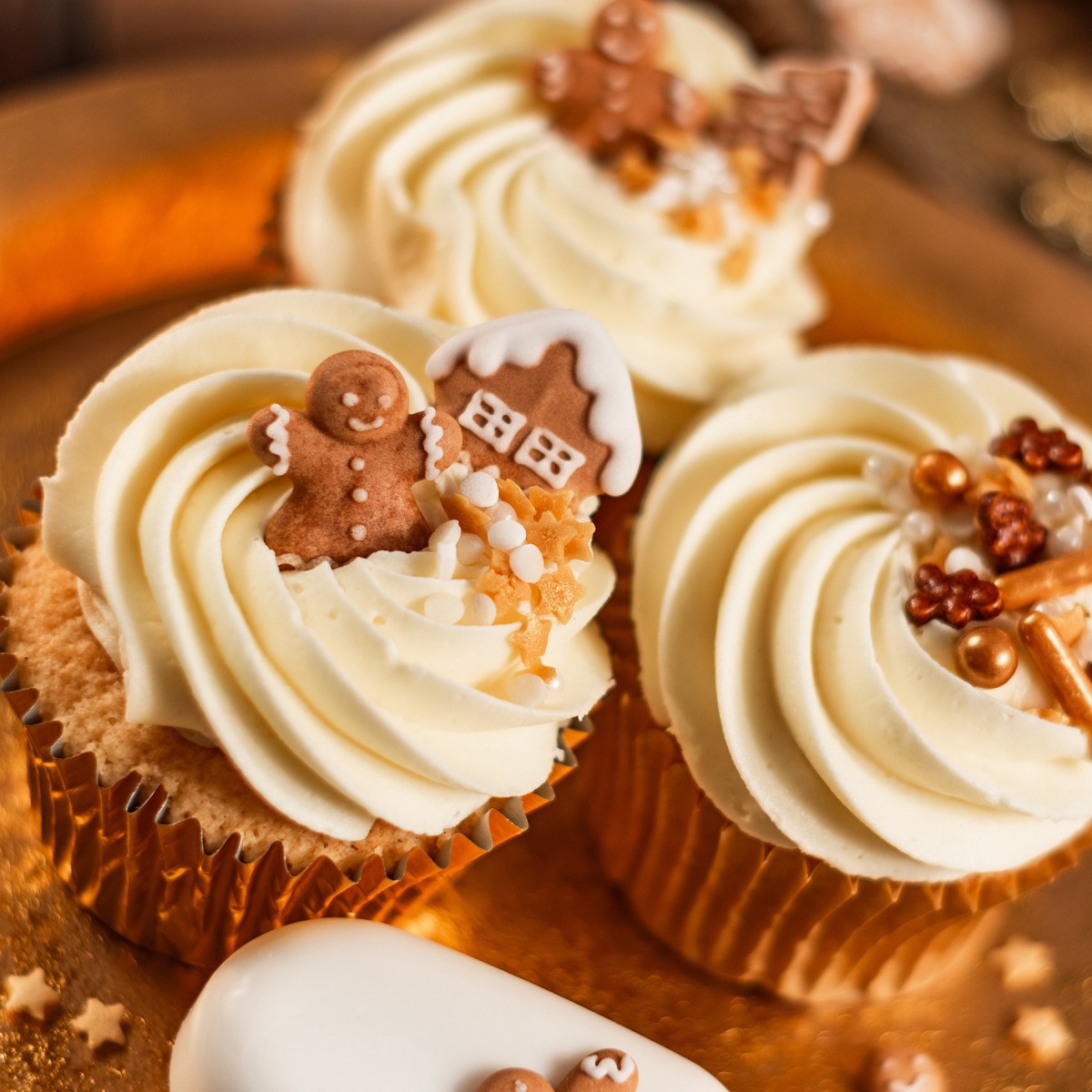 Kakedekorasjon Pepperkakehus ass 12stk 5