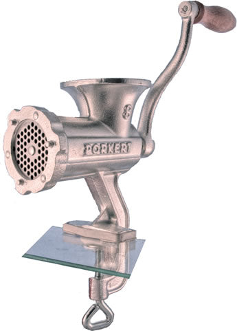 Kjøttkvern, Manuell i jern