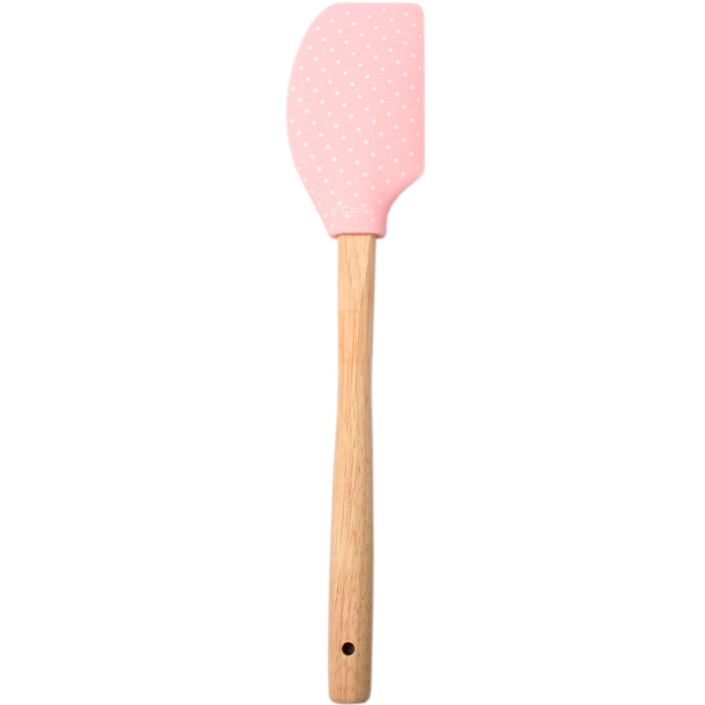 Slikkepott Rosa med treskaft