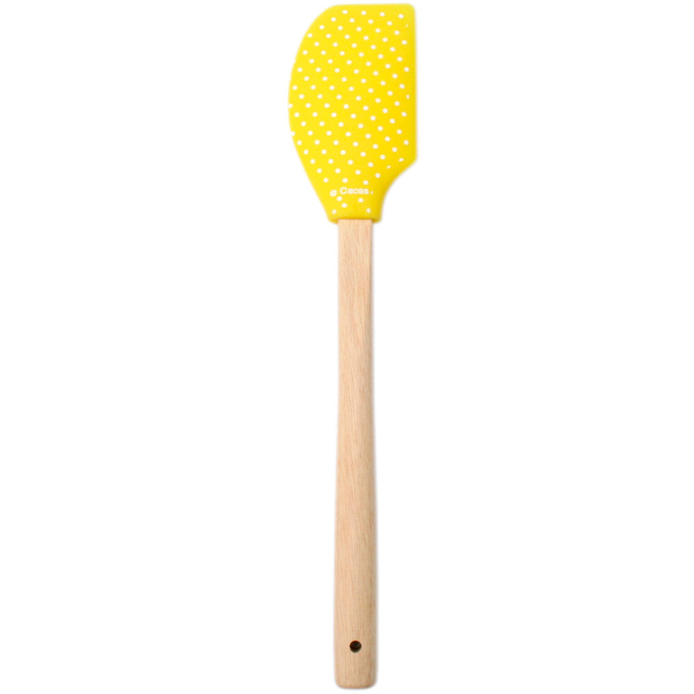 Slikkepott Gul med treskaft