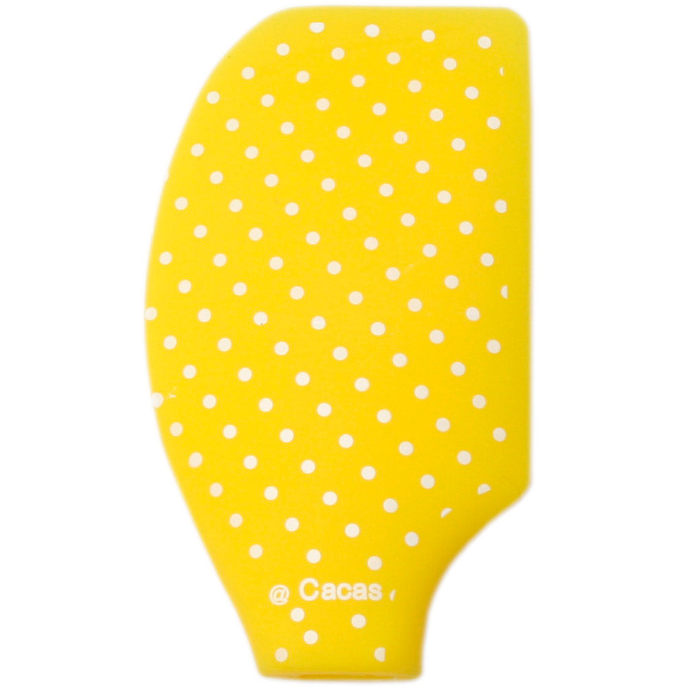 Slikkepott Gul med treskaft 2