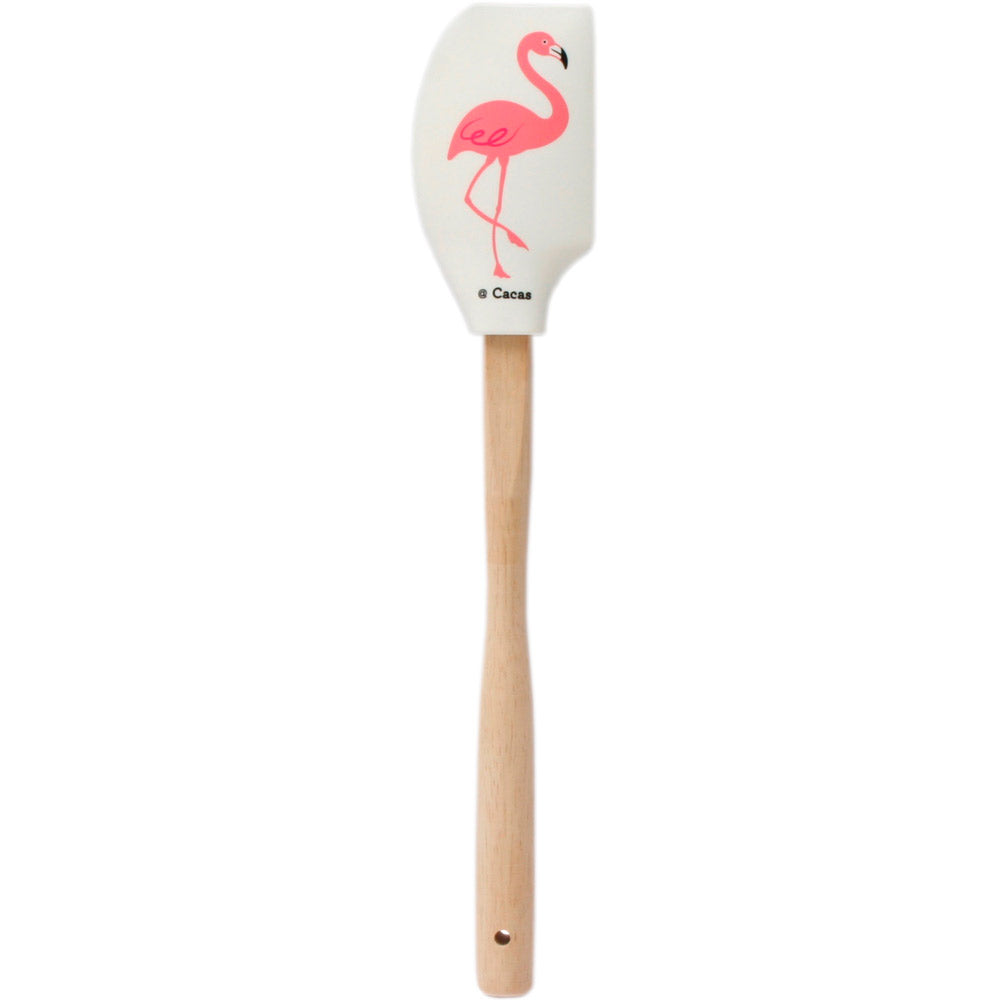 Slikkepott Flamingo med treskaft