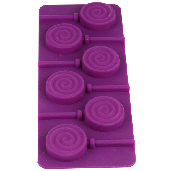 Silikonform Pops Swirl, 6 stk