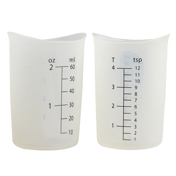 Målebeger mini i silikon, 60ml