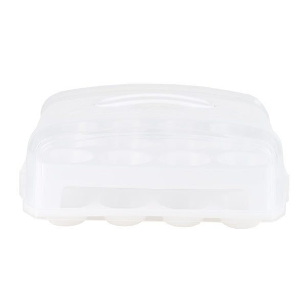 Cupcake Carrier for 24 mini muffins, Hvit