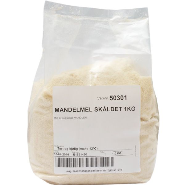Pals Mandelmel skåldet 1kg
