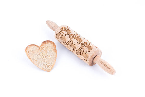 Kjevle tre Barn preger Traktor