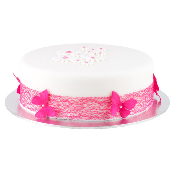 Kakebrett runde, 2pk, Sølv 30cm 3