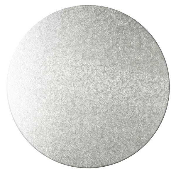 Kakebrett runde, 2pk, Sølv 35cm 2
