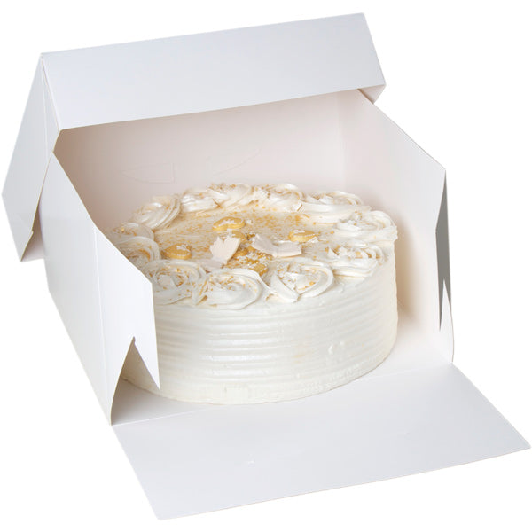 Kakeboks, Hvit 25 cm, 2pk