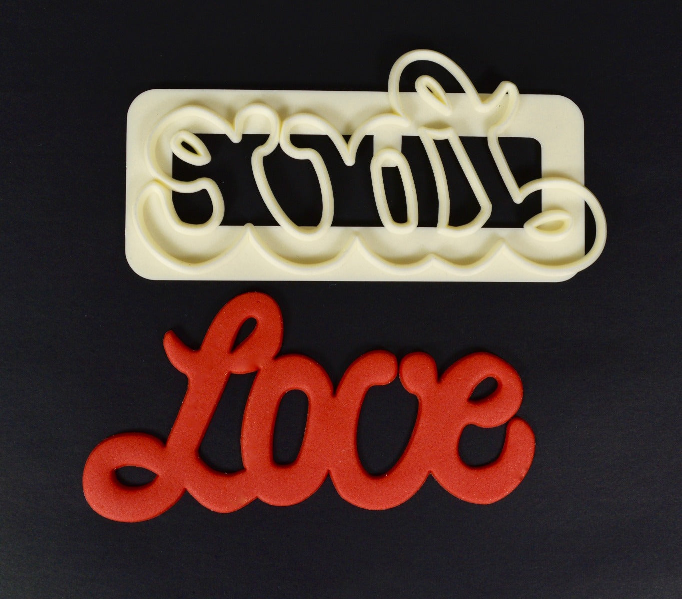 Utstikker Love, 6 x 13 cm 2