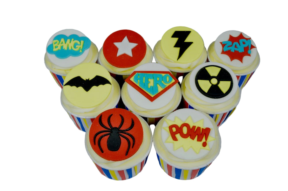 Utstikkerlinjaler Superhero, 3 - 6 cm, 2 deler