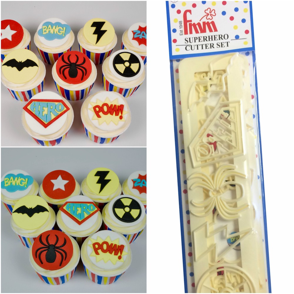 Utstikkerlinjaler Superhero, 3 - 6 cm, 2 deler 2