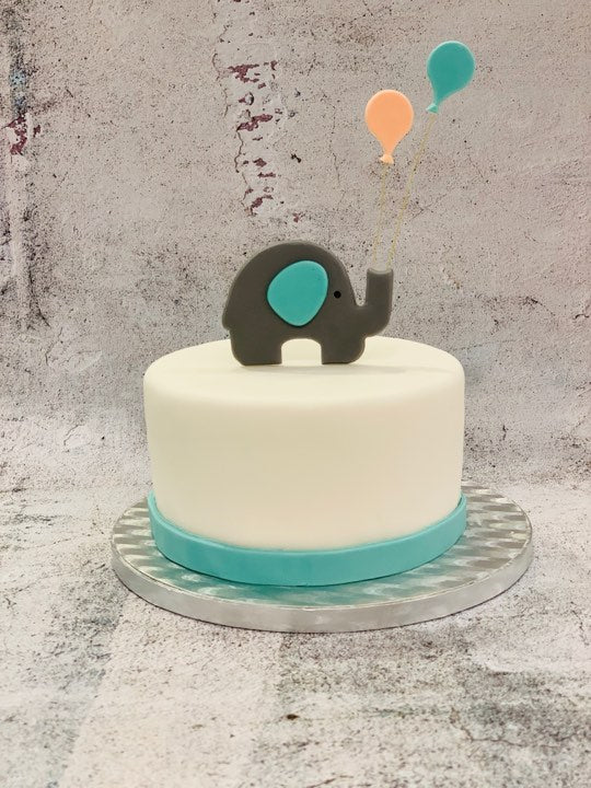 Utstikker Elefanter 2 deler, 8x7 og 6x4 cm 4