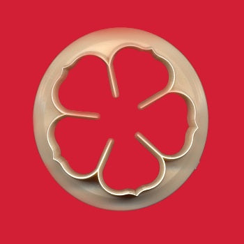 Utstikker Rose, 6,5 cm 2