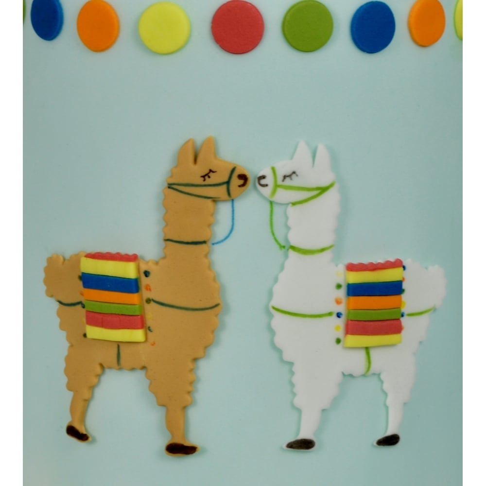 Utstikker Lama mor og baby, 2 deler 2
