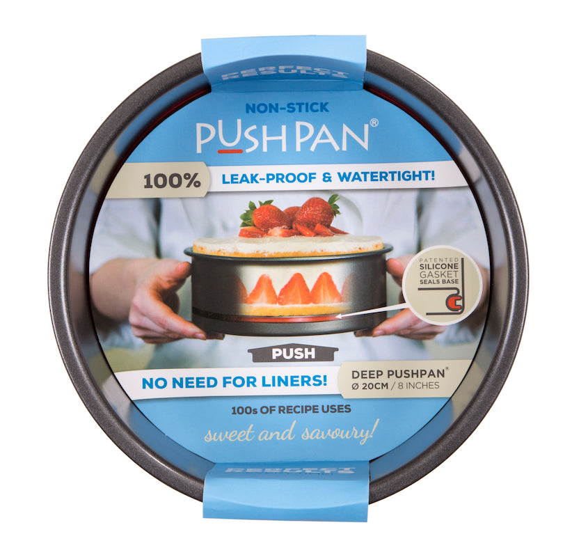 Kakeform PushPan Rund 20cm x H 8,5cm, Nonstick