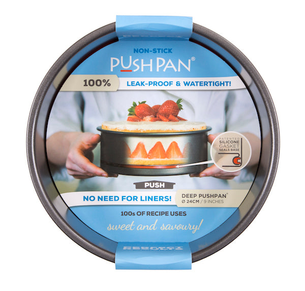 Kakeform PushPan Rund 24cm x H 8,5cm, Nonstick