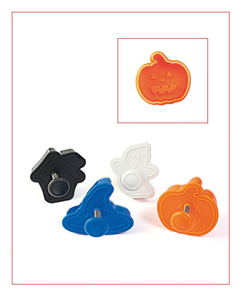 Utstikkersett mini Halloween 4 stk