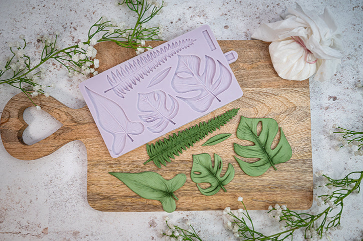 Karen Davies Silikonform Tropiske Blader ass 2