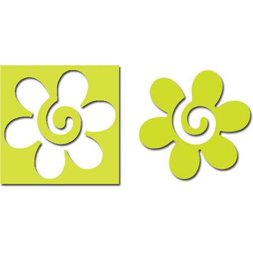 Punch Medium Swirly Flower