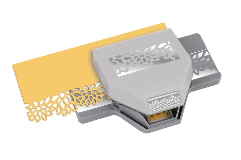Large Edge Punch - Diamond Flowers