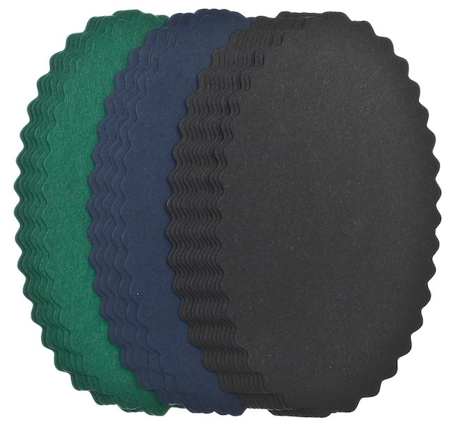 Kritt-tavle oval 24stk