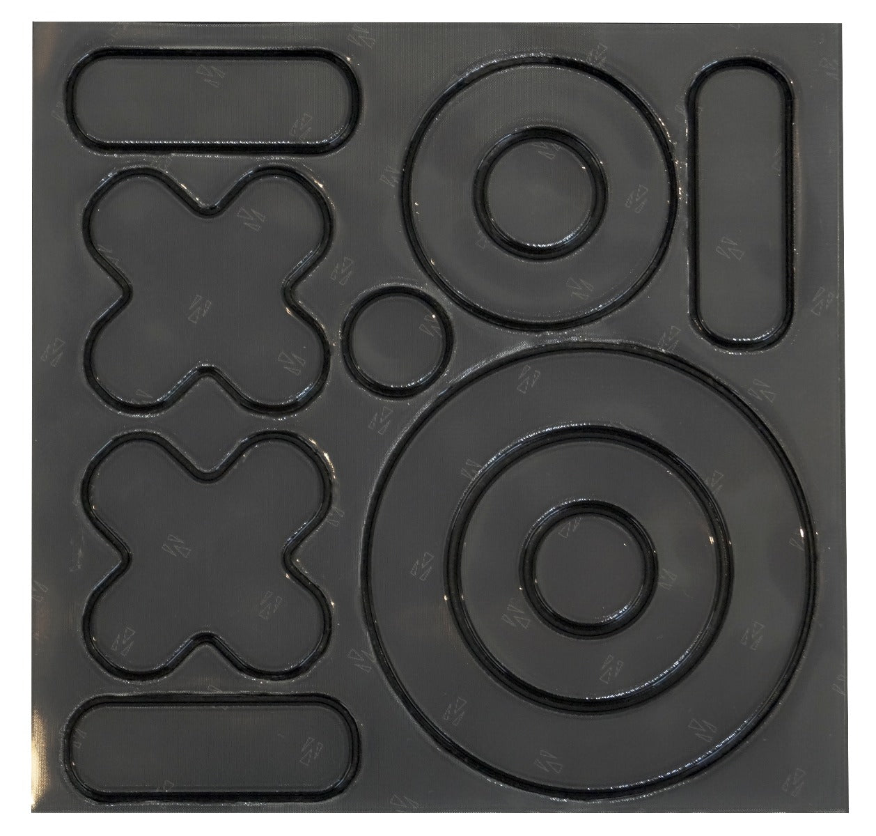 Refleks O+I Svart Klistrereflekser