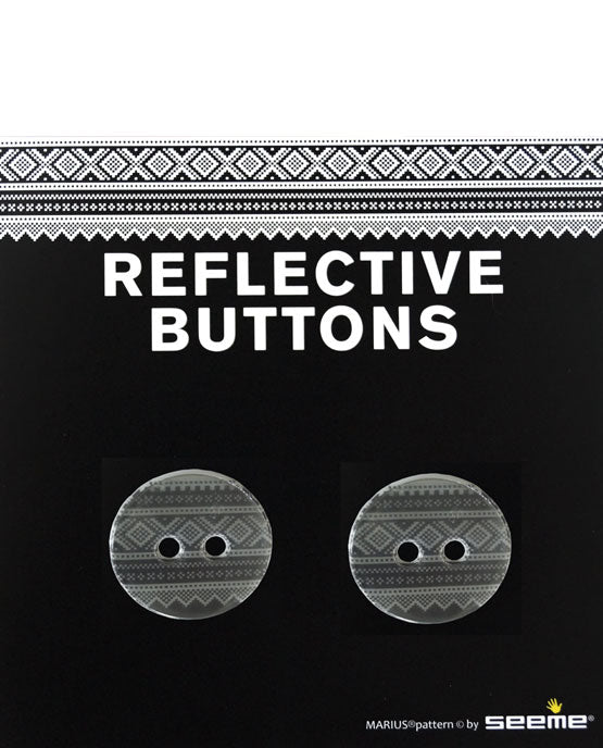 Refleks Marius Knapper Svart/Hvit