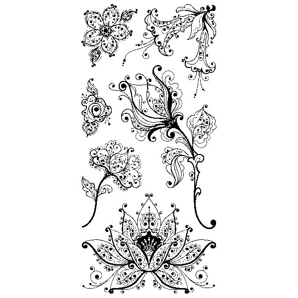 Stempel Blomster Vår