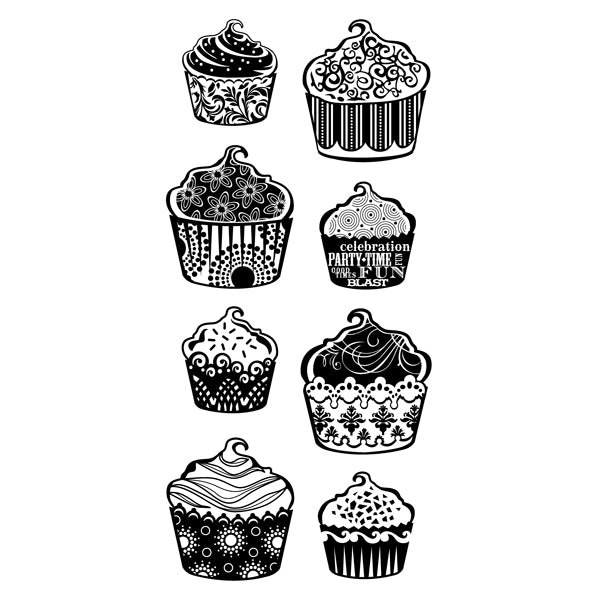 Patterned Cupcakes