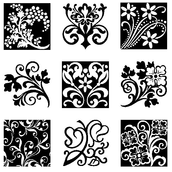 Stempel Blomster Ass.