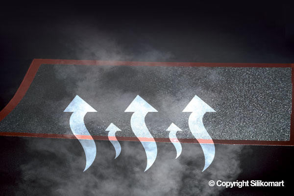 Stekematte AIR Silikomart, 2 sidig, 40 x 30cm 4