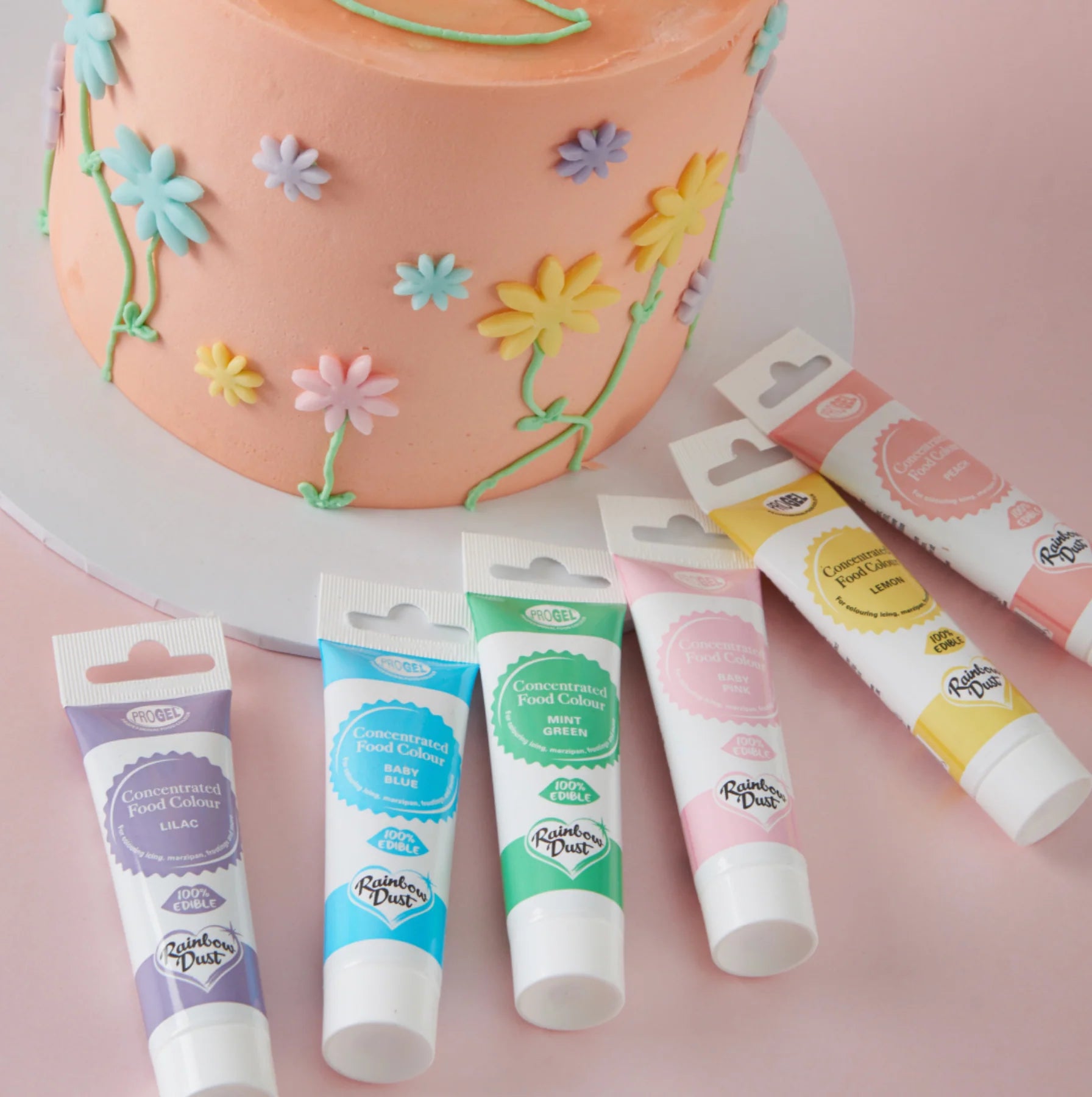 ProGel Pastafarger Pastel, sett av 6
