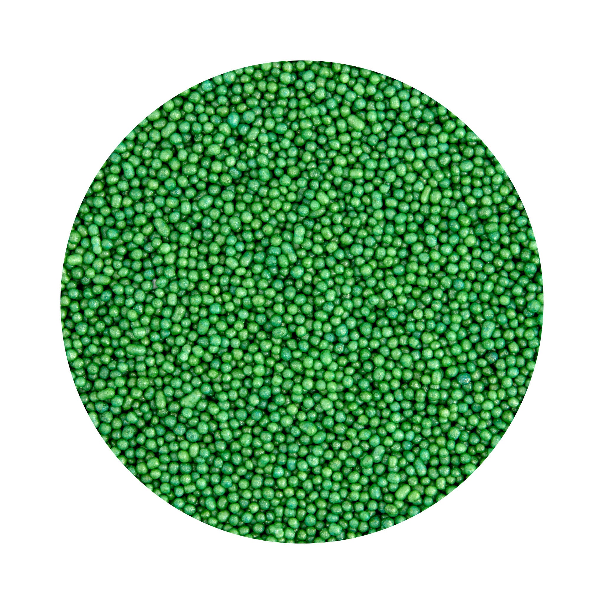 Kakestrø Miniperler Grønn 1mm 90g