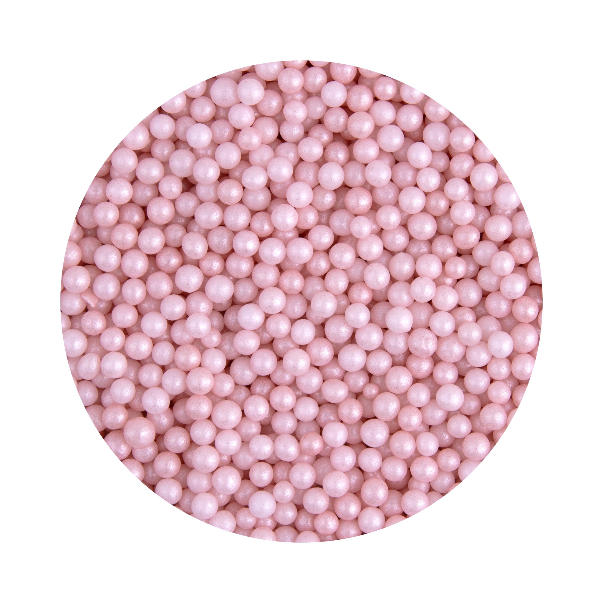 Kakestrø Perler Rosa Pastell 4mm 90g