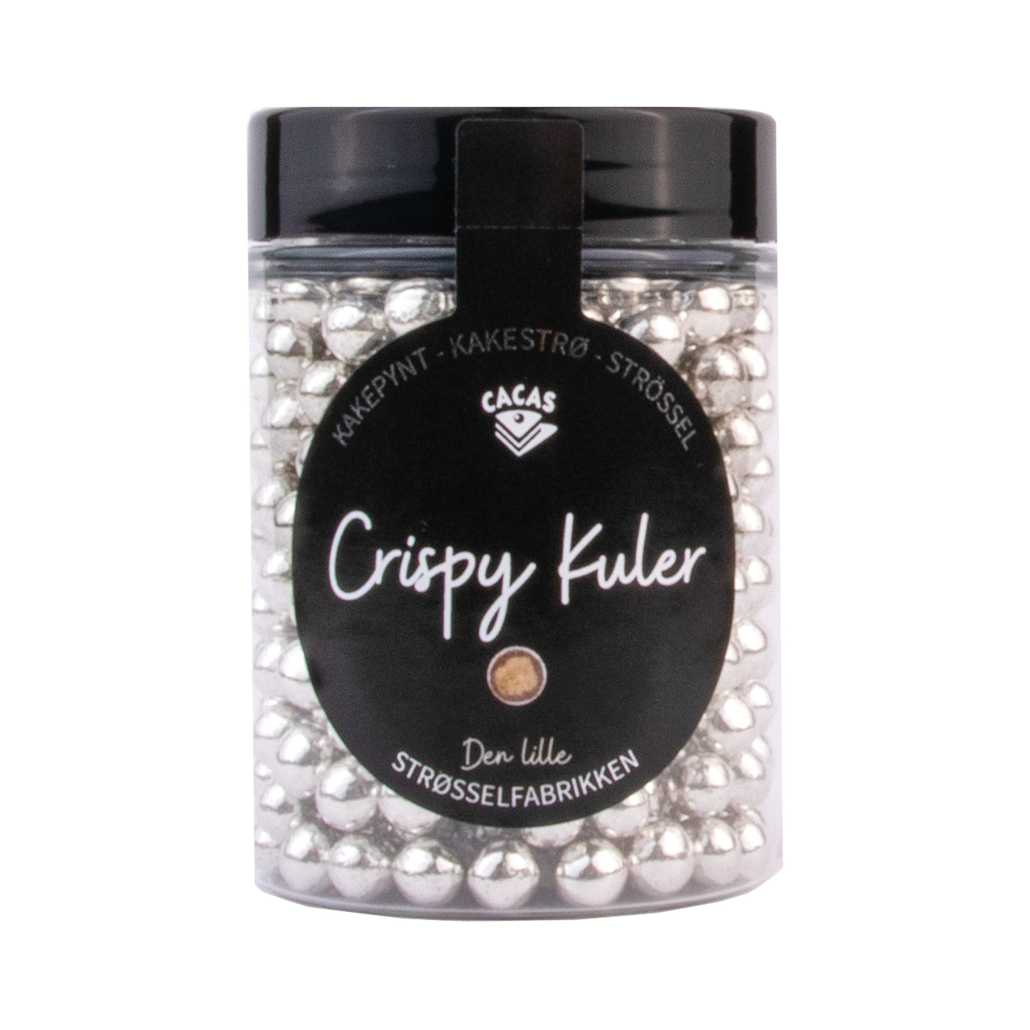 Crispy Kuler Sølv 6mm 75g 2