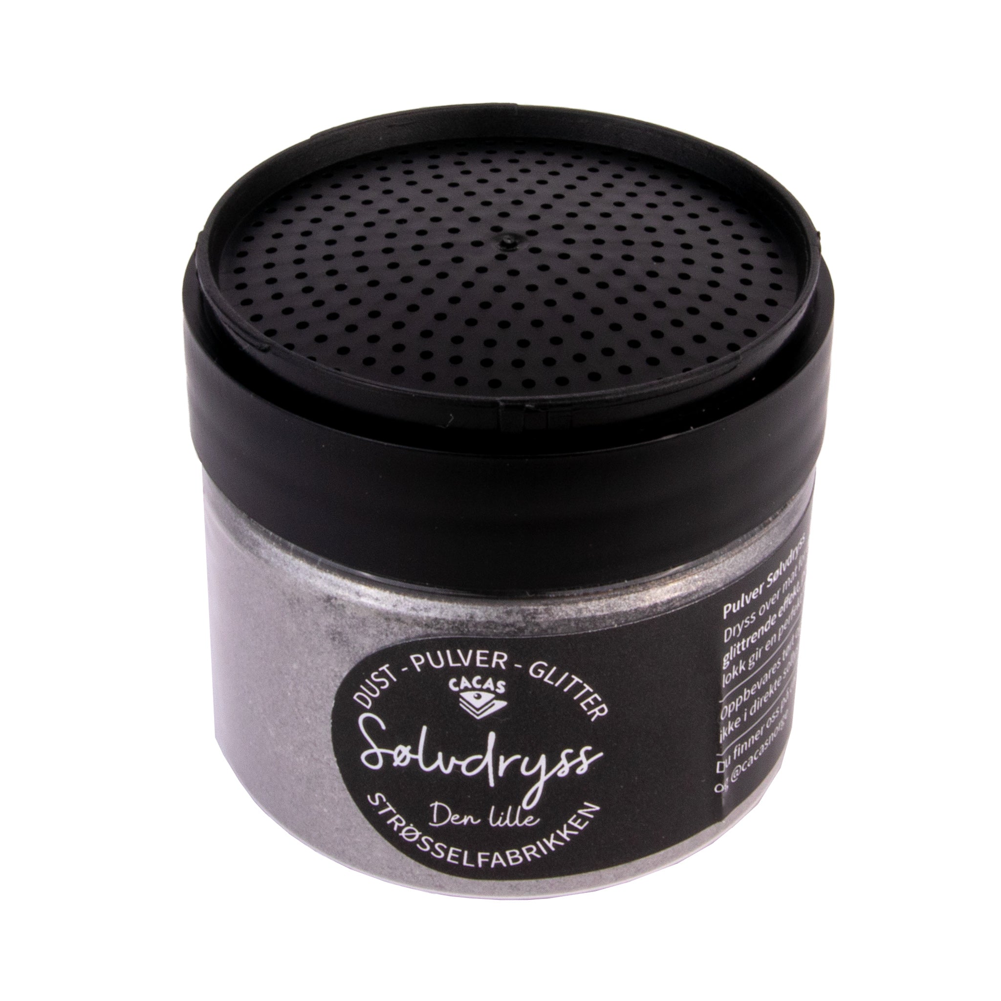 Glitterpulver Sølvdryss 10g 2