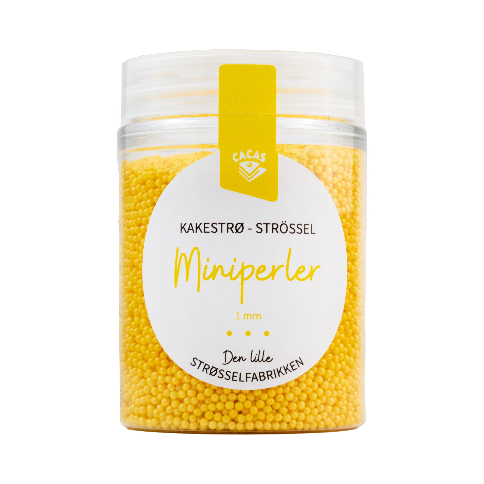 Kakestrø Miniperler Gul 90g 2